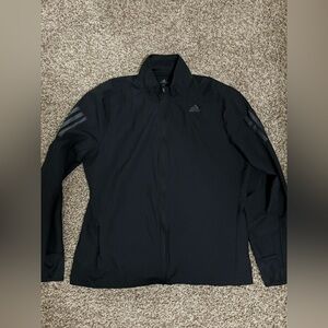 Adidas Black Windbreaker Jacket